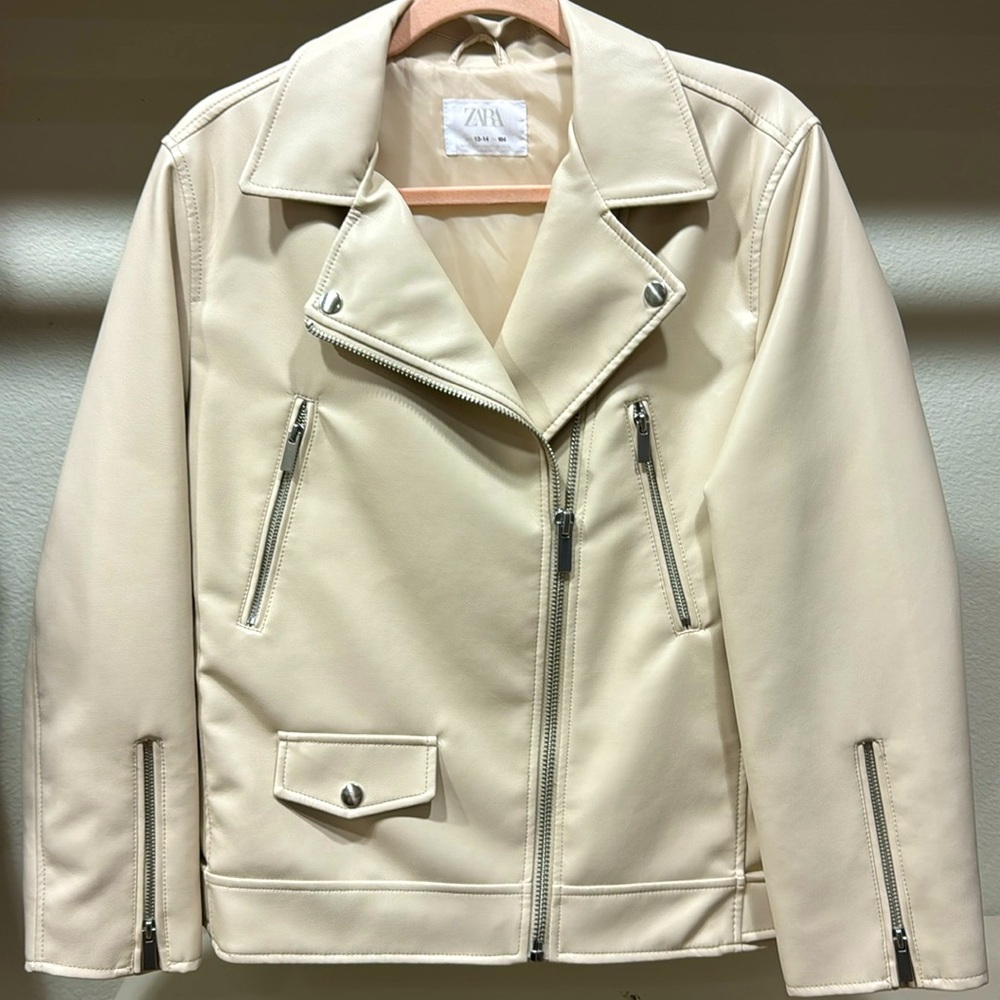 Zara leather jacket